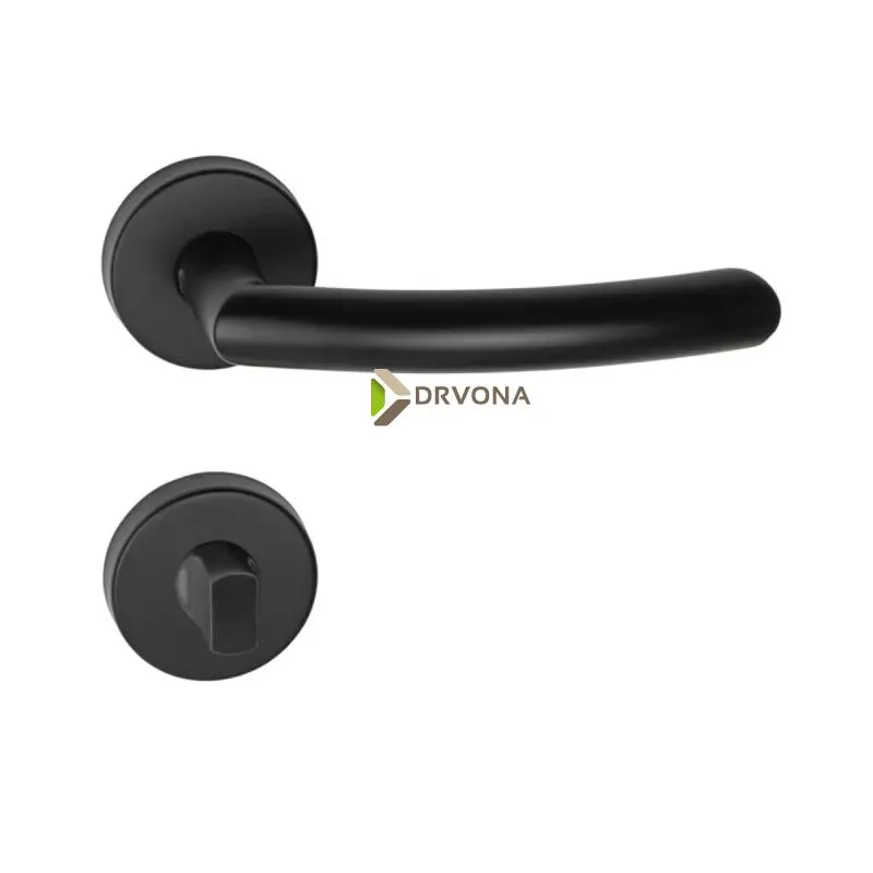 KVAKA KUBO INOX CRNA ROZETA WC 29423 