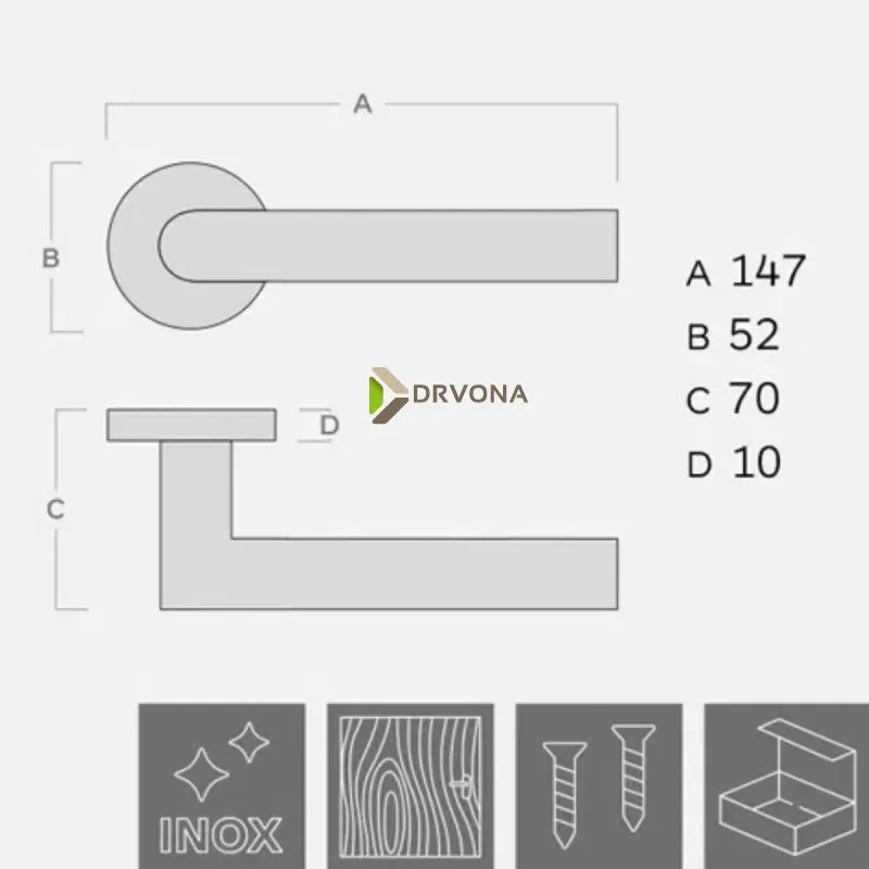 KVAKA METRO 102/236 ROZETA WC CRNA 20742 