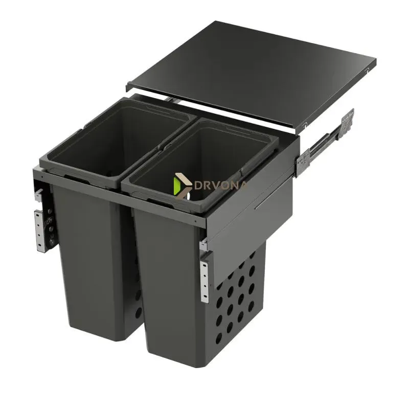 KOŠARA ZA RUBLJE KB600 H550 2X44L LAVA 