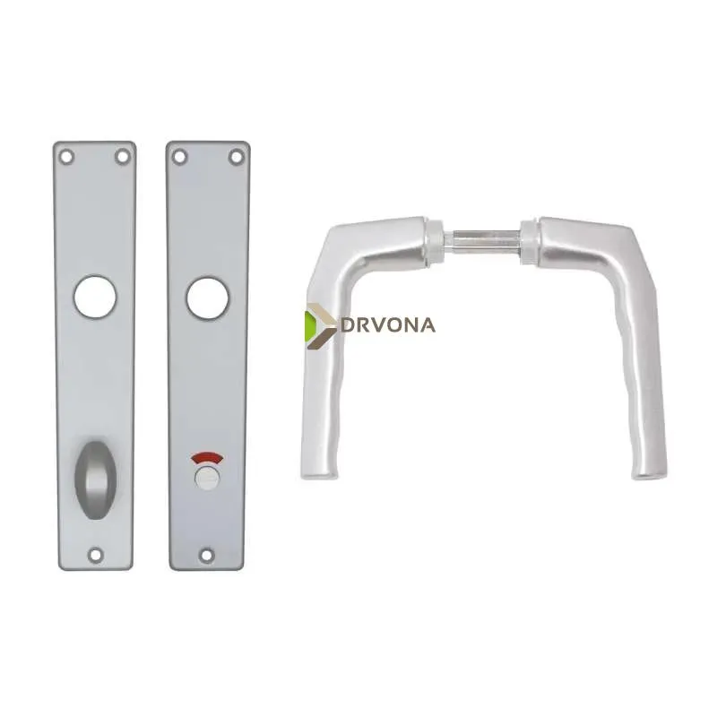 KVAKA FLORIDA SA ŠTITOM WC ALUMINIJ x