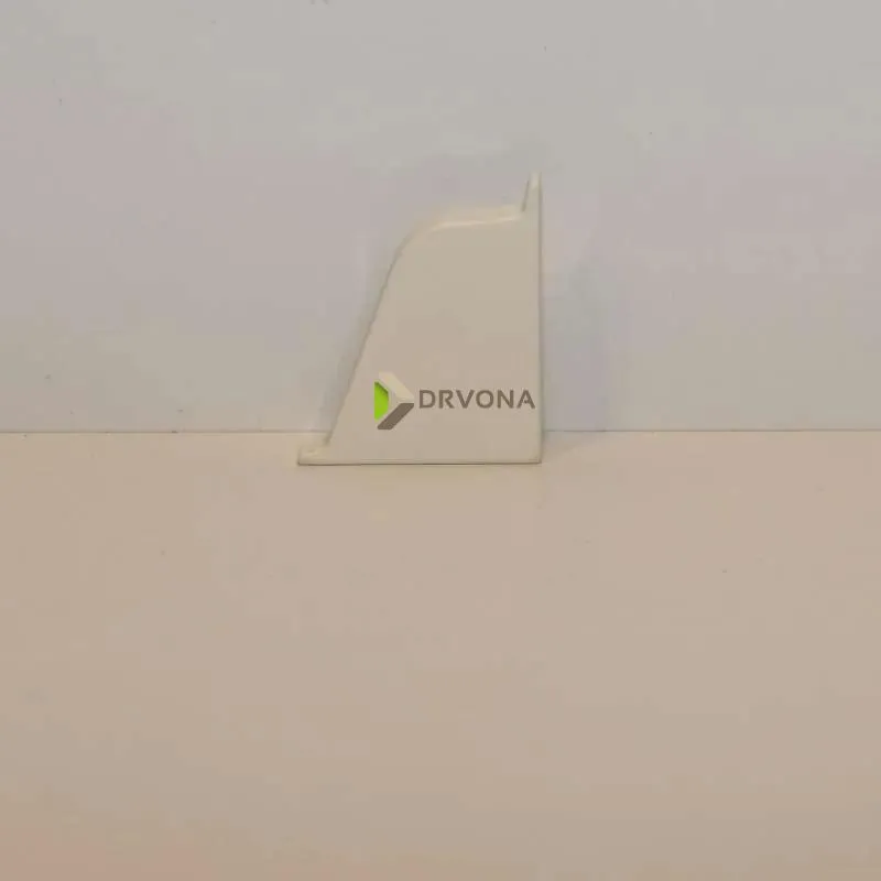 PVC ZAVRŠETAK DESNI x ZA LETVICU ZA RADNU PLOČU BIJELI