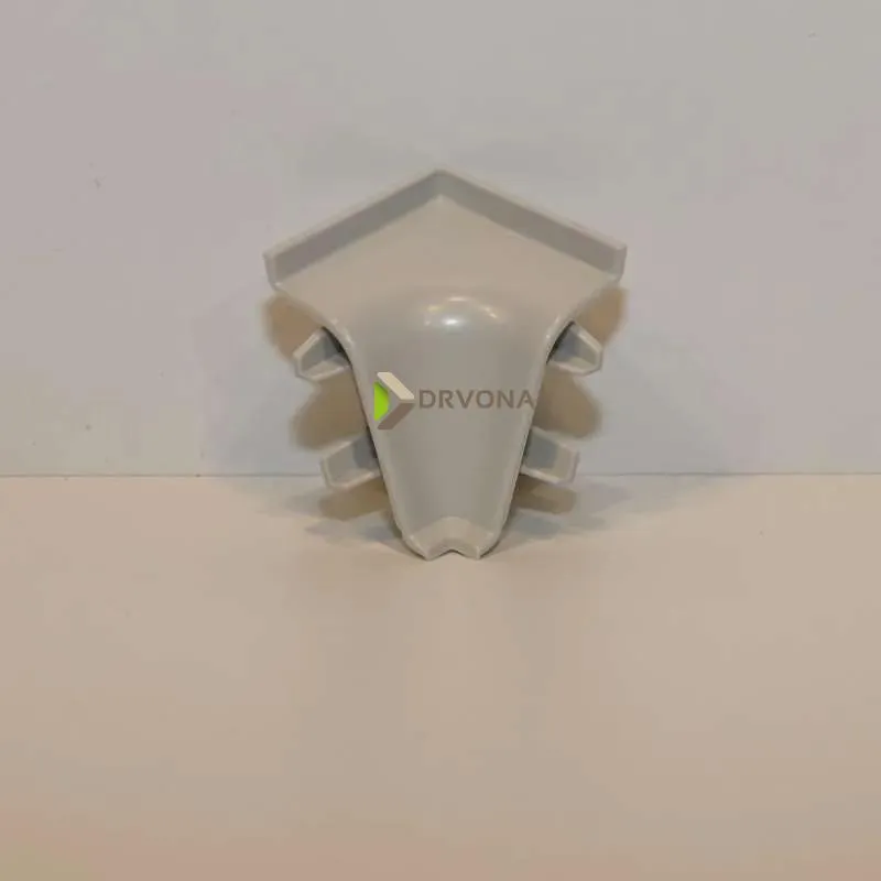 PVC KUT UNUTARNJI x ZA LETVICU ZA RADNU PLOČU SIVI 12523691010/98102