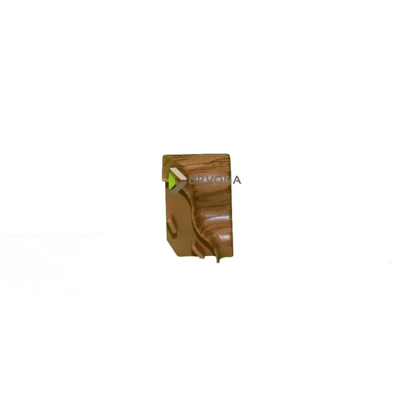 PVC KUT UNUTARNJI ZA LETVICU  P27 HRAST(DAB-10) 