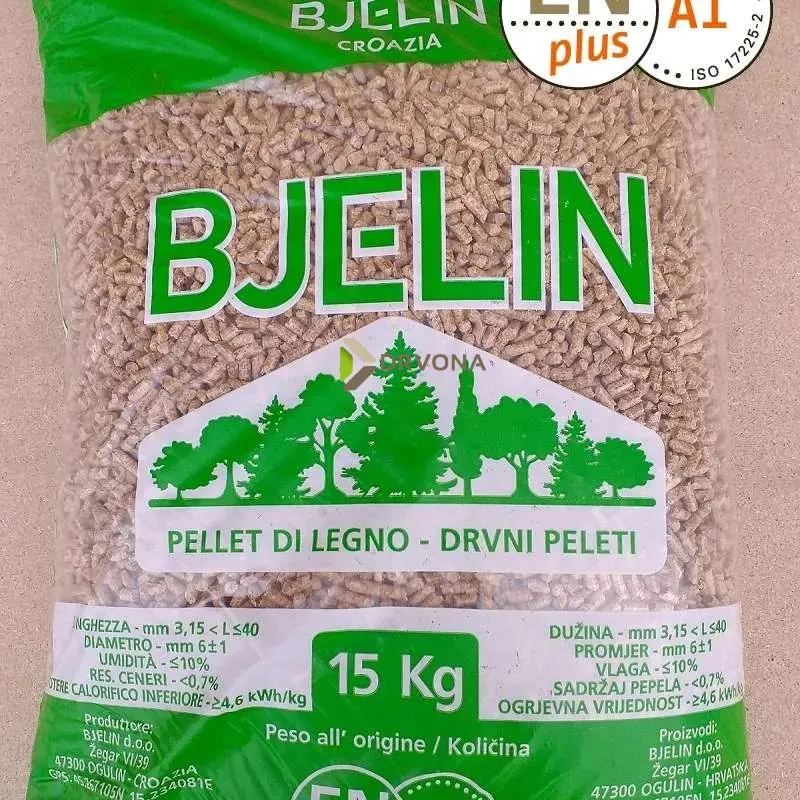 PELETI A1 JELA 1050 KG PALETA (pak 15 kg)