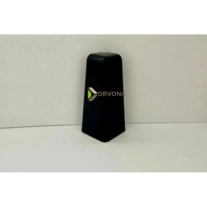PVC KUT VANJSKI ZA LETVICU  P71 CRNI 