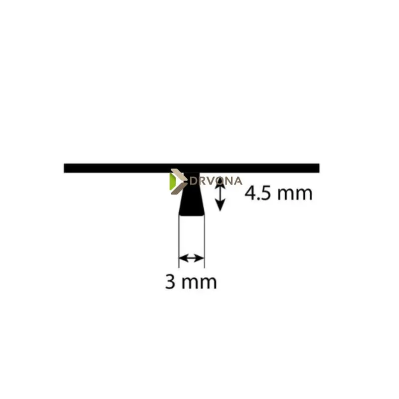 SPOJNI PROFIL SLIM ROCKO SREBRNI 2800mm 