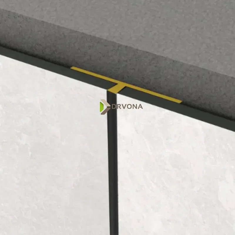 SPOJNI PROFIL SLIM ROCKO CRNI 2800mm 