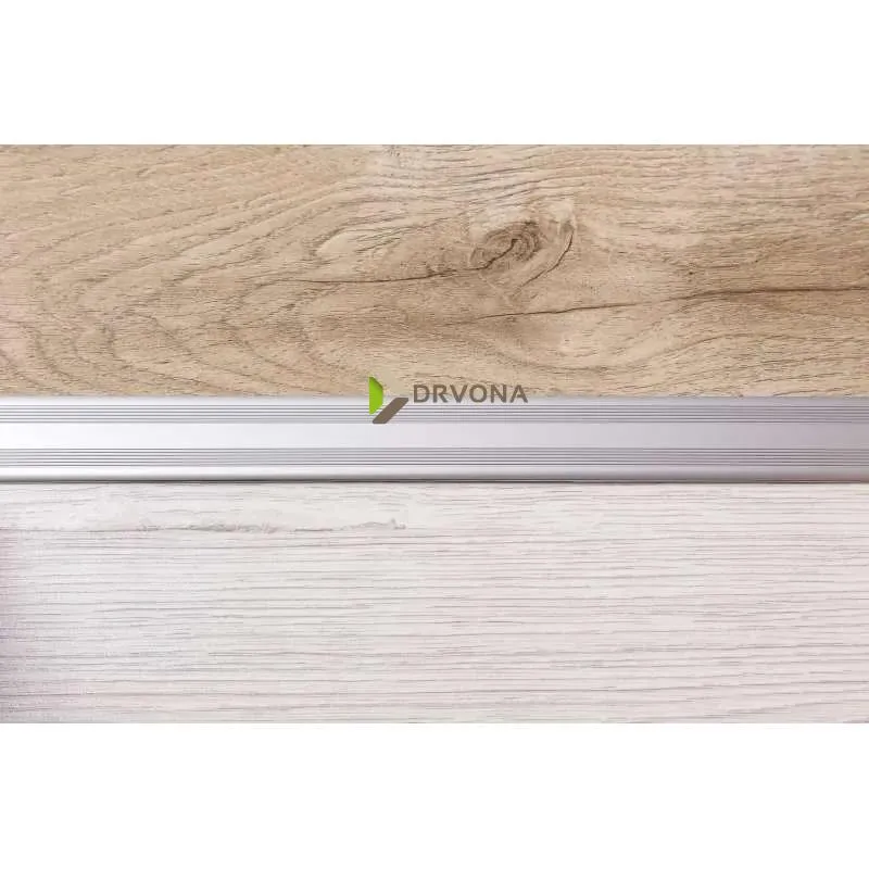 ALU PROFIL SIMPLE-FIX 23 270/SREBRNI SAMOLJEPLJIVI PRIJELAZNI RAVNI 28mm