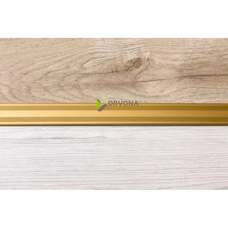 ALU PROFIL SIMPLE-FIX 23 90/ZLATNI SAMOLJEPLJIVI PRIJELAZNI RAVNI 28mm