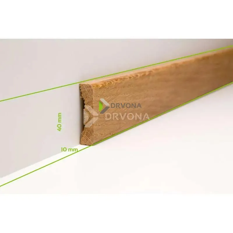 LETVICA HRAST POKROVNA 40mm AB 2,20 m - 3 m