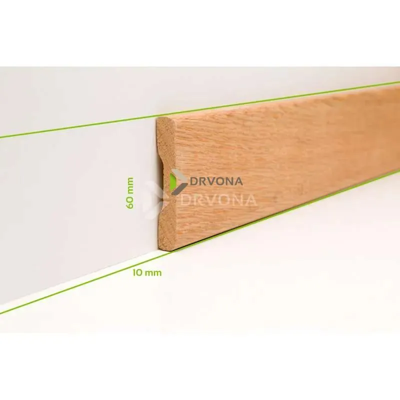 LETVICA HRAST POKROVNA 60mm AB 2,20 m - 3 m