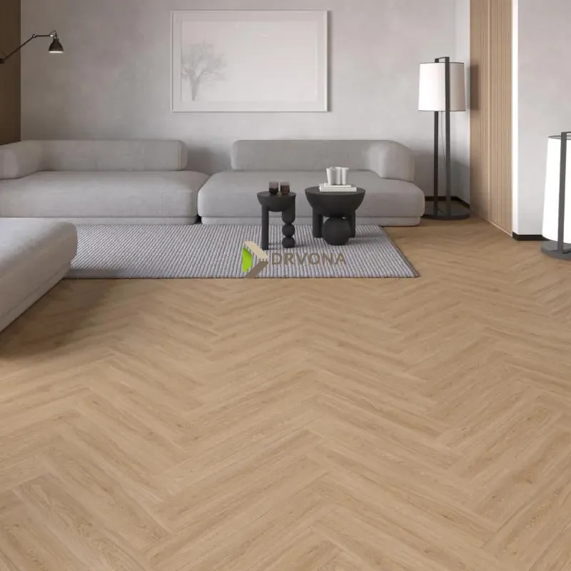 SPC VINIL 4+1mm/KL.33 HERRINGBONE RIBLJA KOST HRAST CALMA s podlogom p=A+B=1,47m2 