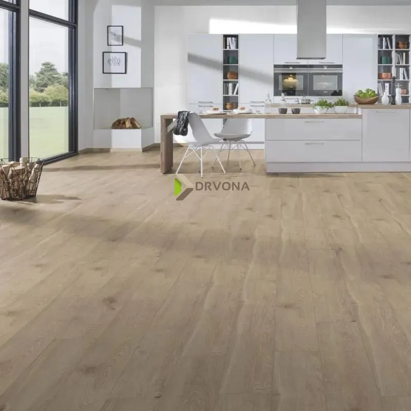 LAMINAT 10mm/Kl.33 KRONOSTEP PURE+ V FUGA K406 HRAST EURUS p=1,758 m2