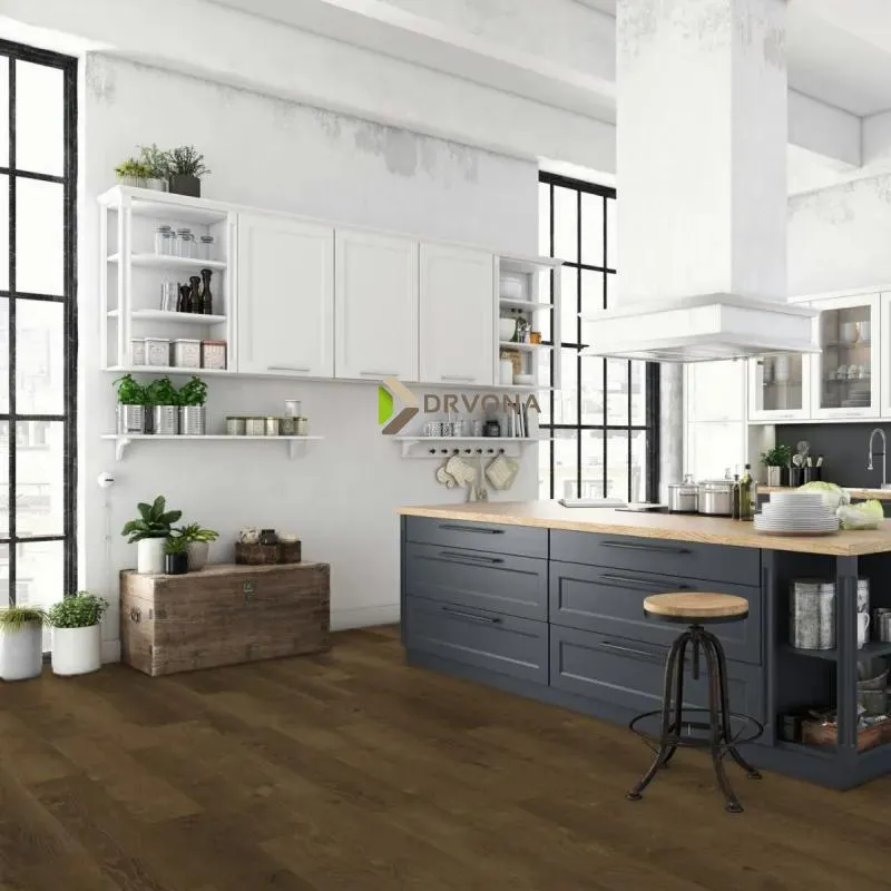 LAMINAT 10mm/Kl.33 KRONOSTEP PURE+ V FUGA  K600 HRAST ROVAN p=1,758 m2 