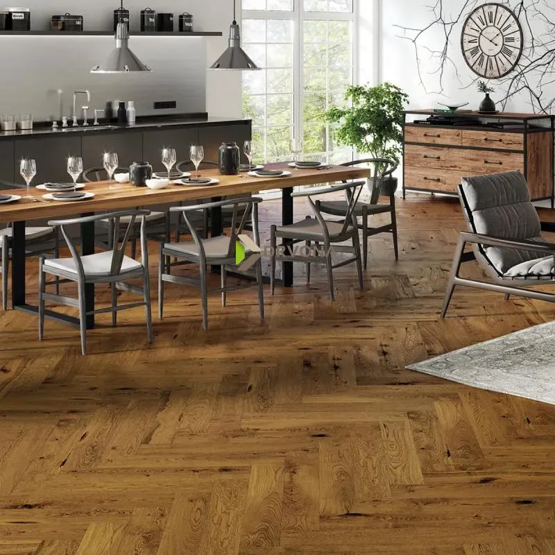 PARKET RIBLJA KOST HERRINGBONE BROWN SUGAR 725/130/14 mm  p=0,65 m2 