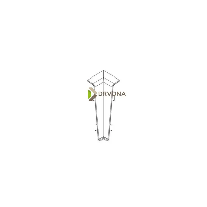 PVC KUT UNUTARNJI ZA LETVICE HI LINE P089
