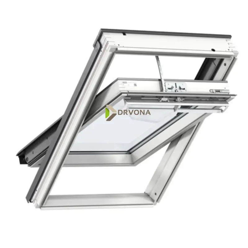 VELUX PREMIUM KROVNI PROZOR, BIJELA BOJA, ELEKTRIČNO NAPAJANJE, STAKLO 70 