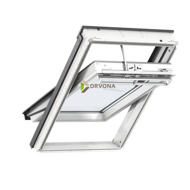 VELUX PREMIUM KROVNI PROZOR, BIJELI POLIURETAN, ELEKTRIČNO NAPAJANJE, STAKLO 68 