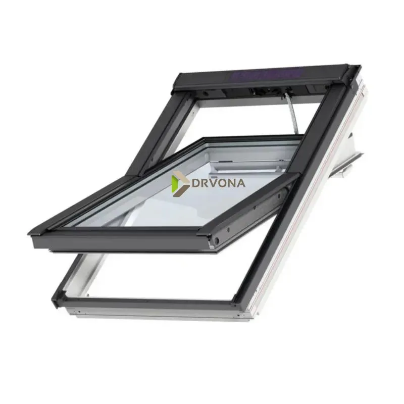 VELUX PREMIUM KROVNI PROZOR, BIJELI POLIURETAN, SOLARNO NAPAJANJE, STAKLO 68 
