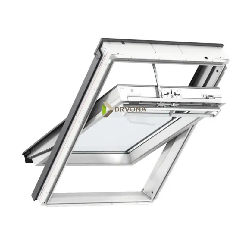 VELUX PREMIUM KROVNI PROZOR, BIJELI POLIURETAN, SOLARNO NAPAJANJE, STAKLO 68 