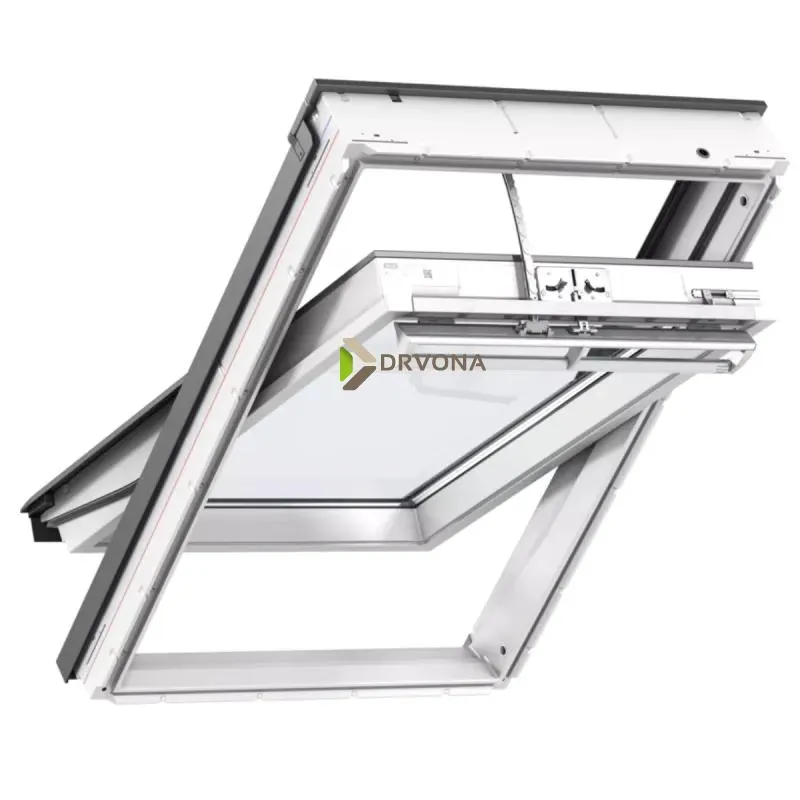 VELUX PREMIUM KROVNI PROZOR, BIJELI POLIURETAN, SOLARNO NAPAJANJE, STAKLO 70 