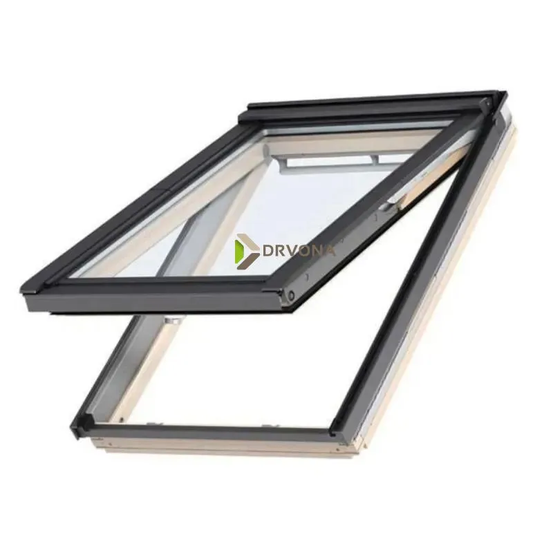 VELUX PREMIUM KROVNI PROZOR, BEZBOJNI LAK,DVOSTRUKI OVJES, DONJA RUČKA, STAKLO 68 