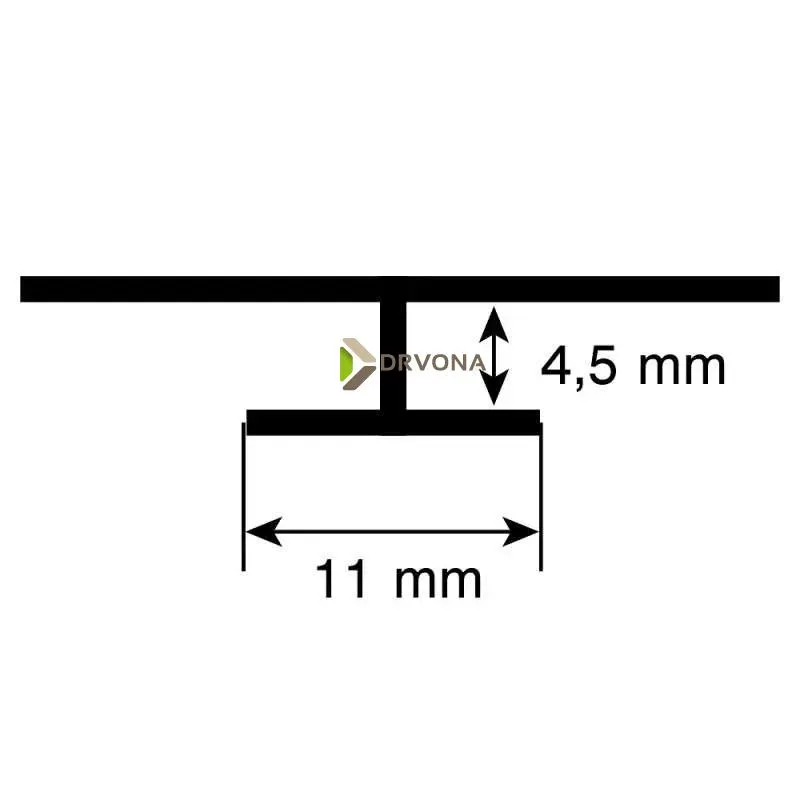 SPOJNI PROFIL T ROCKO ANTIK 2800mm 