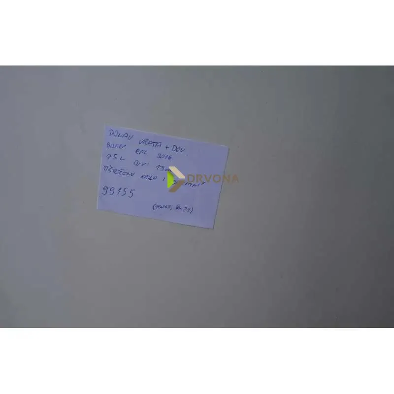 VRATA SA SKRIVENIM PANTIMA I MAGNETSKOM BRAVOM CPL UNUTARNJA Cpl 0011 Bijela, 77x200x15 cm, D 