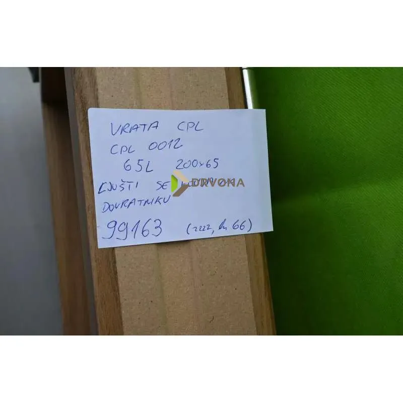 VRATA PO NARUDŽBI UNUTARNJA 0010 MAHAGONIJ 85x192,5x14,5 DESNA KOCKASTI