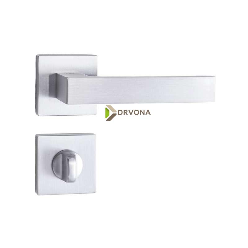 KVAKA QUADRO KROM MAT ROZETA WC 110154