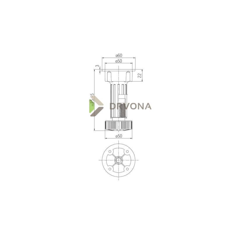 NOGA 100mm PVC 103335785 S