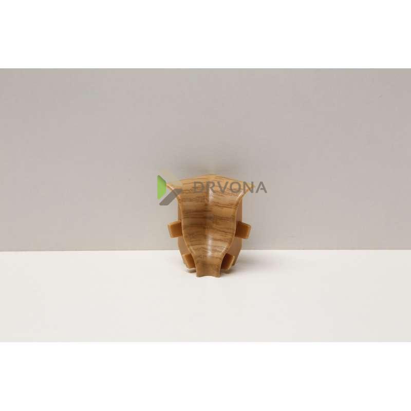 PVC KUT UNUTARNJI ZA LETVICU P27 HRAST(DAB-10)