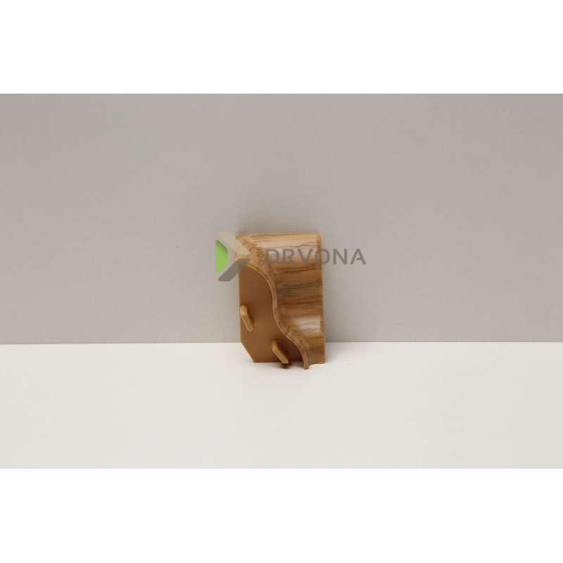 PVC KUT UNUTARNJI ZA LETVICU P27 HRAST(DAB-10)