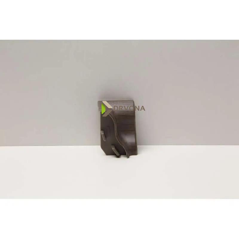 PVC KUT UNUTARNJI ZA LETVICU P27 SIVI JASEN(JSZ-21)
