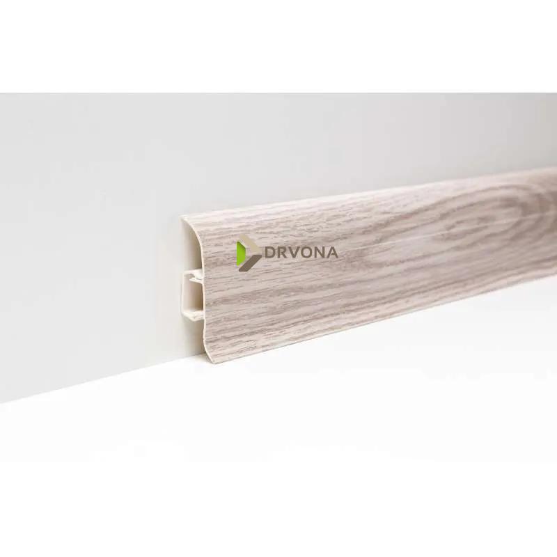 PVC LETVICA ZA LAMINAT P158 HRAST BELFAST 2,5m