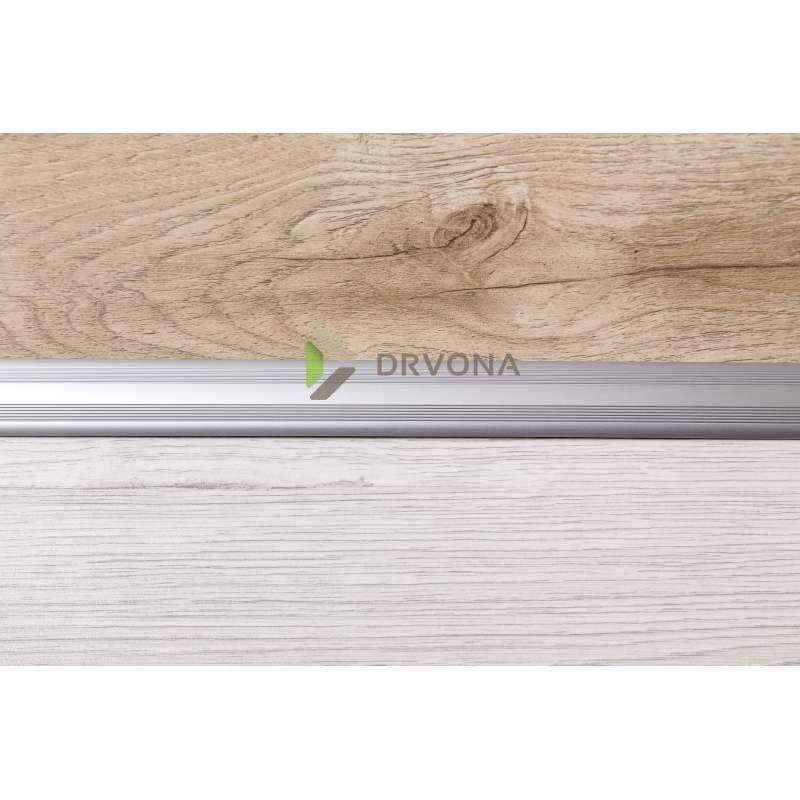 ALU PROFIL SIMPLE-FIX 25 270/SREBRNI SAMOLJEPLJIVI PRIJELAZNI ZAOBLJENI 28mm
