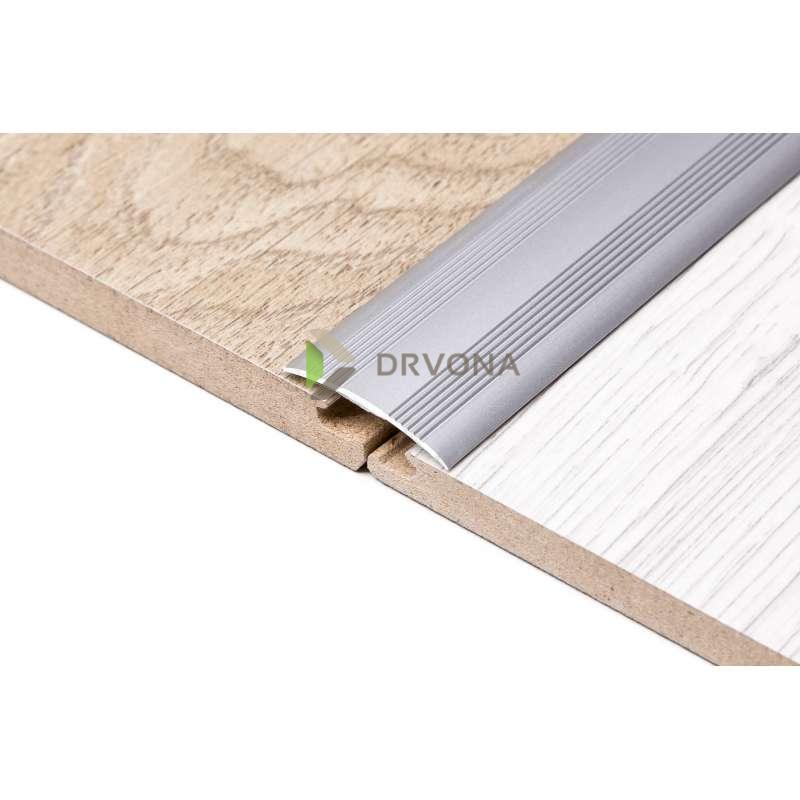 ALU PROFIL SIMPLE-FIX 25 270/SREBRNI SAMOLJEPLJIVI PRIJELAZNI ZAOBLJENI 28mm