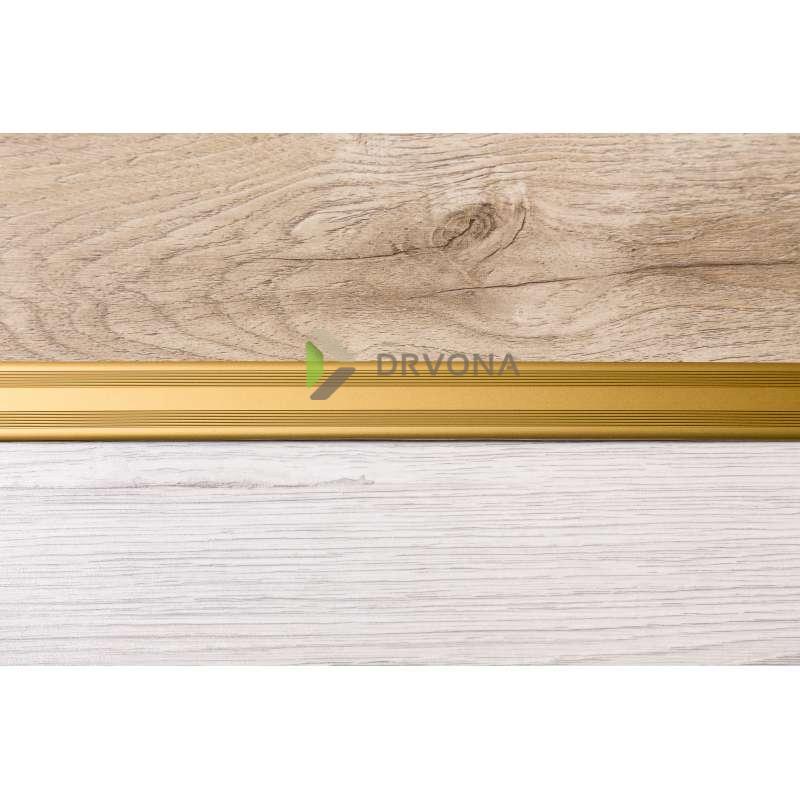 ALU PROFIL SIMPLE-FIX 23 270/ZLATNI SAMOLJEPLJIVI PRIJELAZNI RAVNI 28mm