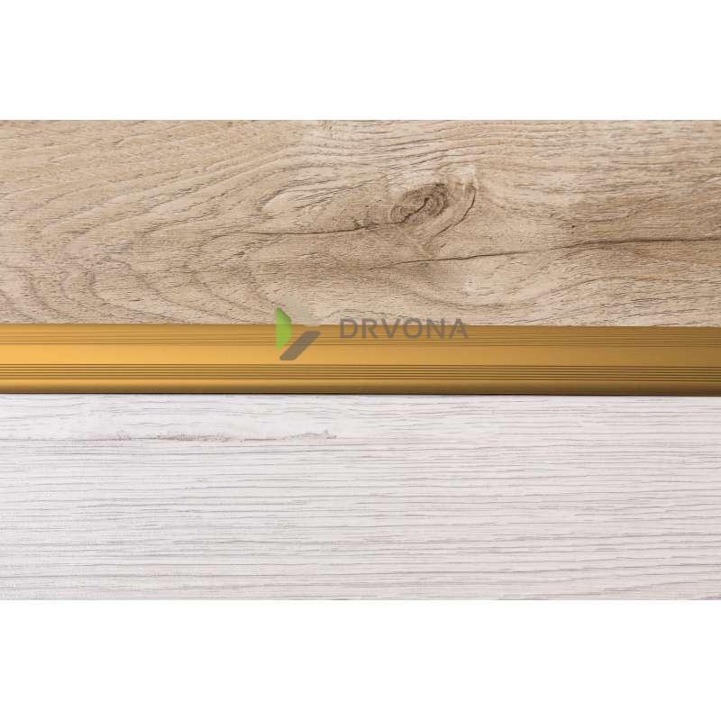 ALU PROFIL SIMPLE-FIX 25 270/ZLATNI SAMOLJEPLJIVI PRIJELAZNI ZAOBLJENI 28mm