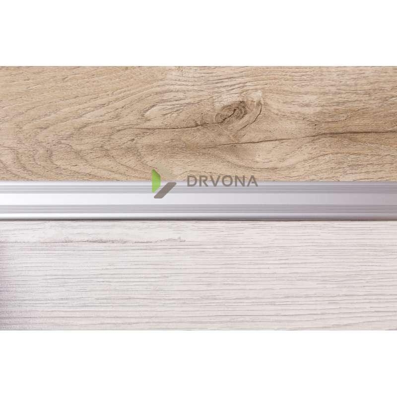 ALU PROFIL SIMPLE-FIX 23 270/SREBRNI SAMOLJEPLJIVI PRIJELAZNI RAVNI 28mm