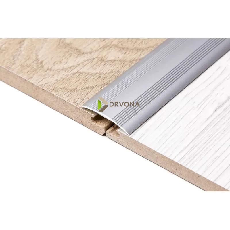 ALU PROFIL SIMPLE-FIX 25 90/SREBRNI SAMOLJEPLJIVI PRIJELAZNI ZAOBLJENI 28mm