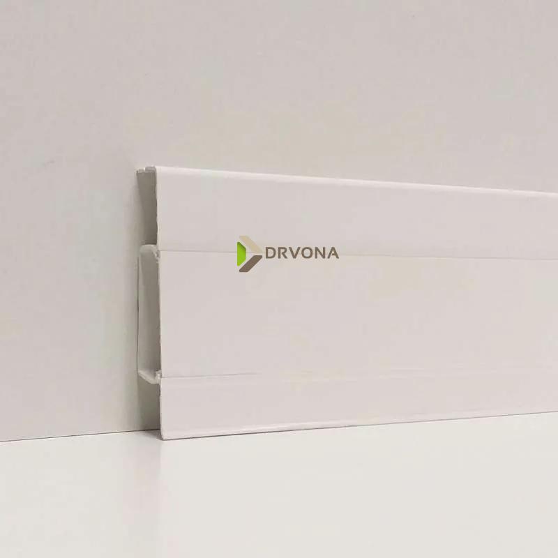 PVC LETVICA ZA LAMINAT HI LINE P089x BIJELA 2,5m