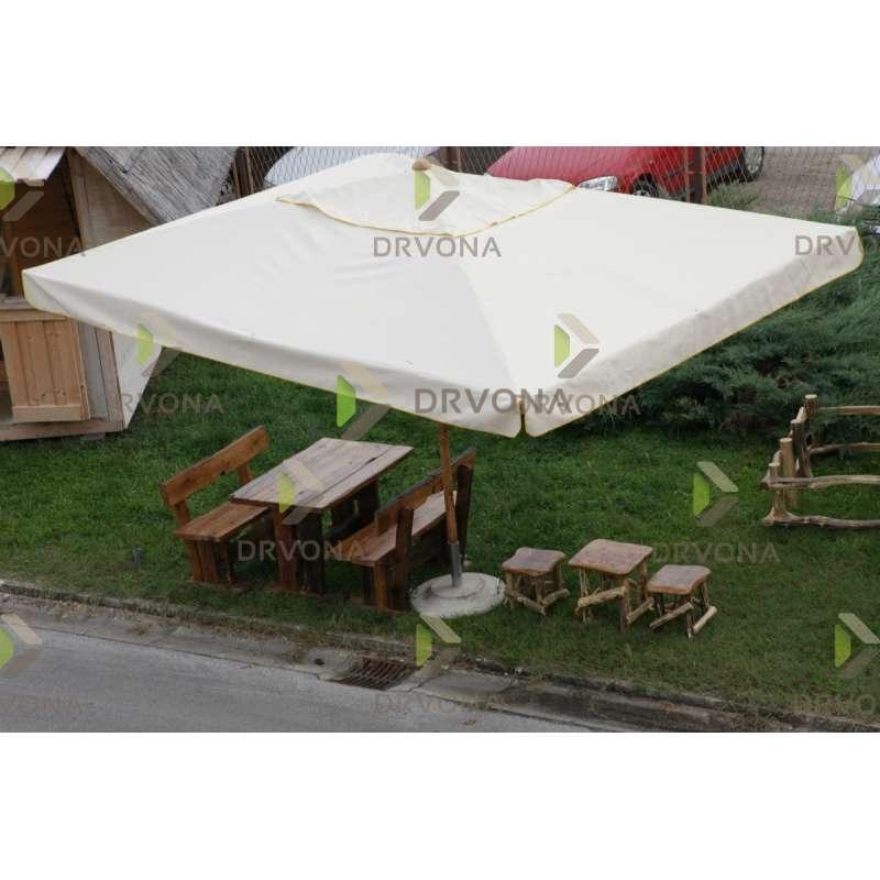DRVENI SUNCOBRAN 300/300cm