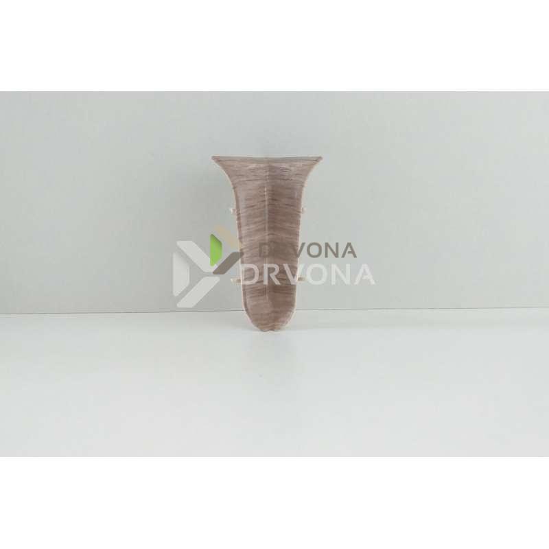 PVC KUT UNUTARNJI ZA LETVICU P158 HRAST BELFAST