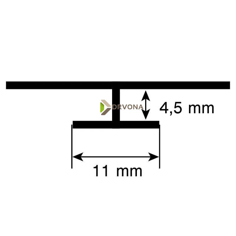SPOJNI PROFIL T ROCKO ANTIK 2800mm