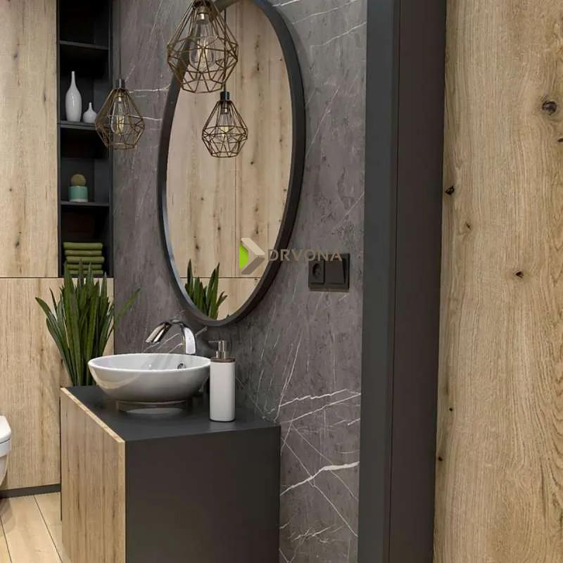 ZIDNA OBLOGA ROCKO 4mm K026x GREY PIETRA MARBLE 1230/2800
